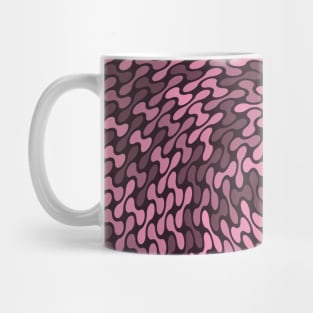 Twisted Metaballs Pattern (Rose Gold) Mug